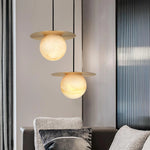 Alabaster Saturn Pendant Light — image 4