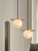 Alabaster Saturn Pendant Light — image 8