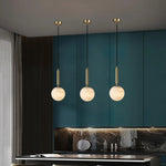 Round Bosso Alabaster Pendant Lamp — image 13
