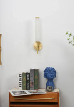 Brindisi Alabaster Candle Style Wall Lamp