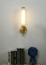 Brindisi Alabaster Candle Style Wall Lamp