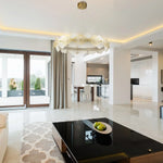 Circular Rote Alabaster Diamond Chandelier — image 7