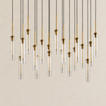 Colviora Fluted Glass Linear Chandelier 63.15