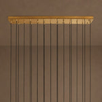 Colviora Fluted Glass Linear Chandelier 63.15