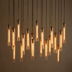 Colviora Hammered Glass Linear Chandelier - product image 2