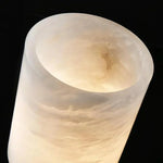 Minimalist Cylindrical Alabaster Table Lamp — image 10