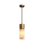 Cylindrical Alabaster Pendant lamp — image 1