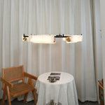 Delia Rectangular Alabaster Chandelier — image 2