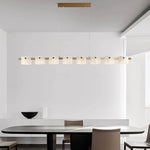 Diamond Shaped Alabaster Ring Chandelier