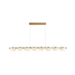 Diamond Shaped Alabaster Ring Chandelier