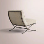 Caloria X-Base Slipper Chair — FORGED BRONZE / VENETO SMOKE