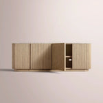 Ethoria Emperador Sideboard — GREIGE OAK-GREY MARBLE / 84