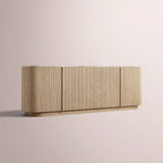 Ethoria Emperador Sideboard — GREIGE OAK-GREY MARBLE / 60