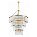 Grentl 4-Tier Round Crystal Chandelier 40