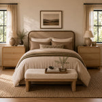 Avrenora 3-Drawer Dresser — NATURAL LINEN