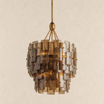 Javelline Candy Glass Tiered Chandelier 24–36