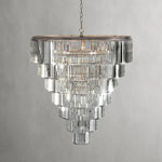 Leylandl Tiered Round Chandelier - kimoylights
