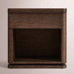 Liromelle Open Nightstand — BROWN OAK / 26
