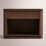 Liromelle Open Nightstand — BROWN OAK / 32