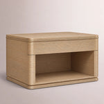 Liromelle Open Nightstand — LIGHT OAK / 38