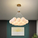 Lunar Alabaster Spherical Chandelier