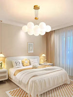 Lunar Alabaster Spherical Chandelier
