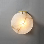 Luxury Alabaster Round Wall Light