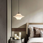 Luxury Alabaster Saucer Pendant Light — image 2