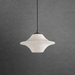 Luxury Alabaster Saucer Pendant Light — image 12