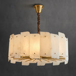 Alabaster Lorry Round Chandelier — image 12