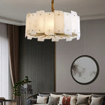 Alabaster Lorry Round Chandelier — image 4
