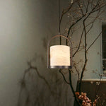 Alabaster Cylinder Pendant Light — image 4