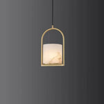 Alabaster Cylinder Pendant Light — image 28