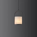 Alabaster Cylinder Pendant Light — image 29