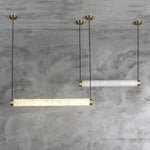 Alabaster Strip Pendant Lights