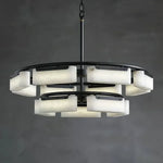 Modern Alabaster Fusion Chandelier — image 9