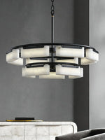 Modern Alabaster Fusion Chandelier — image 7