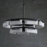 Modern Alabaster Fusion Chandelier — image 10