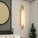Modern Alabaster Copper Wall Lamp
