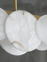 Modern Alabaster Linear Chandelier — image 14