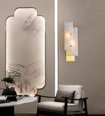 Modern Alabaster Rectangle Wall Lamp