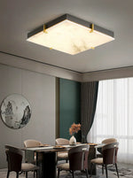 Alabaster Black Square Ceiling Lamp — image 8