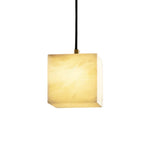 Alabaster Square Pendant Light — image 1