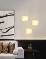 Alabaster Square Pendant Light — image 12