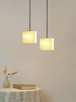 Alabaster Square Pendant Light — image 10