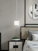 Alabaster Square Pendant Light — image 16
