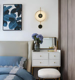 Modern Kandy Alabaster Wall Lamp