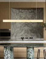 Modern Linear Alabaster Pendant Light — image 4