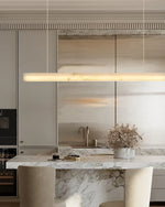 Modern Linear Alabaster Pendant Light — image 8