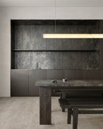 Modern Linear Alabaster Pendant Light — image 9